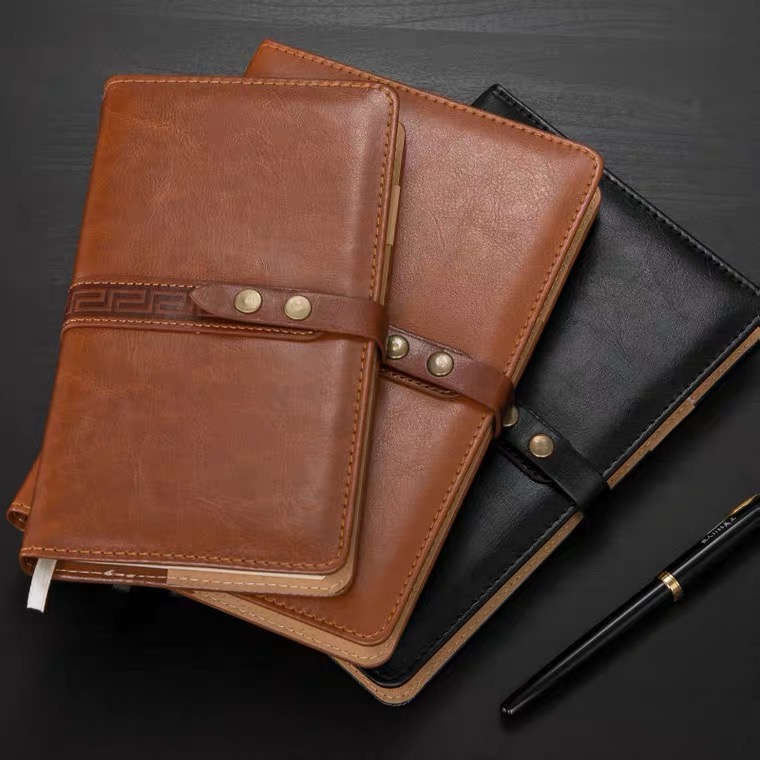 Custom PU LEATHER travel notebook