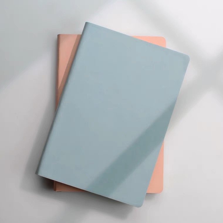 Custom PU LEATHER notebook with pocket